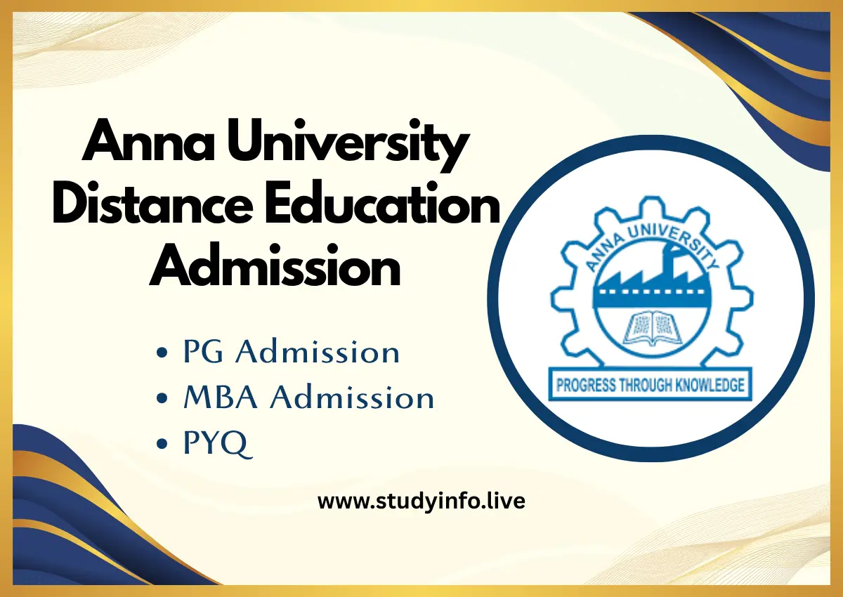 Anna University Distance Education Admission 6 Anna University Distance Education Admission