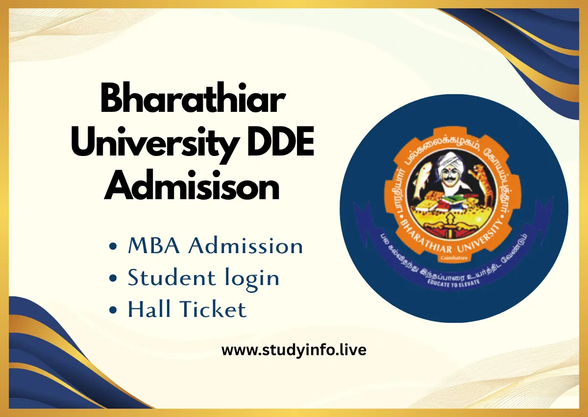 Bharathiar University Distance Education Admisison 2 Bharathiar University Distance Education