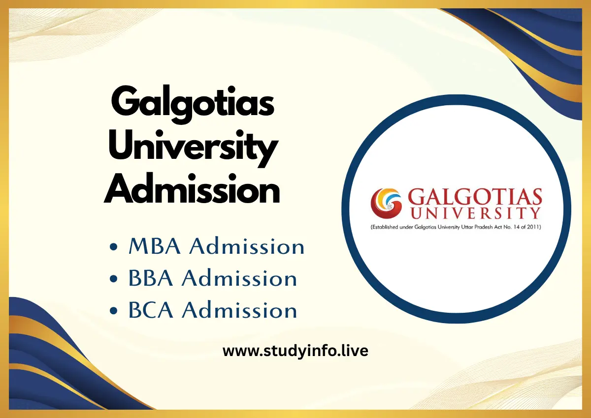 Galgotias University Admission 2026-27 1 Galgotias University Admission
